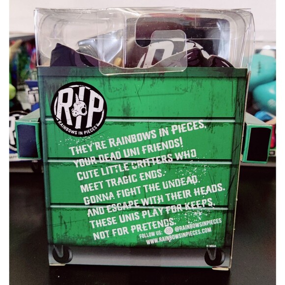 R.I.P. Rainbows in Pieces Dann Ville with Collectible Trading Card Inside NEW - Picture 2 of 5